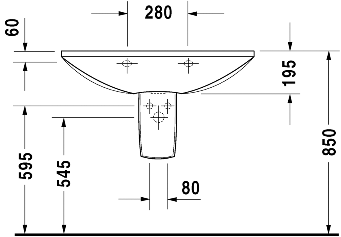 Slika od Caro Washbasin 90