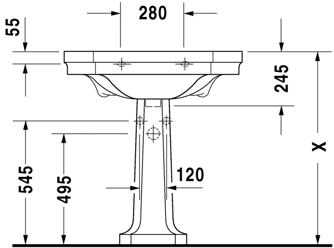 Slika od 1930 Series Washbasin 80