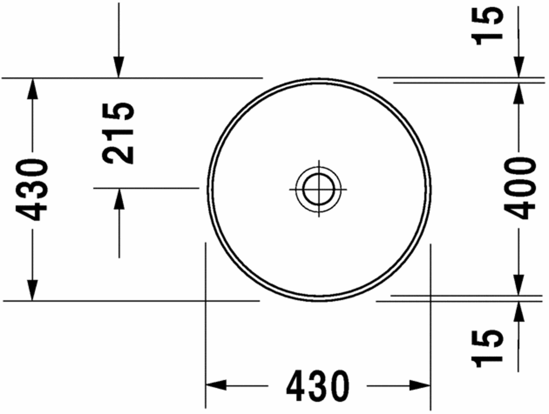 Slika od Architec Vanity basin 40