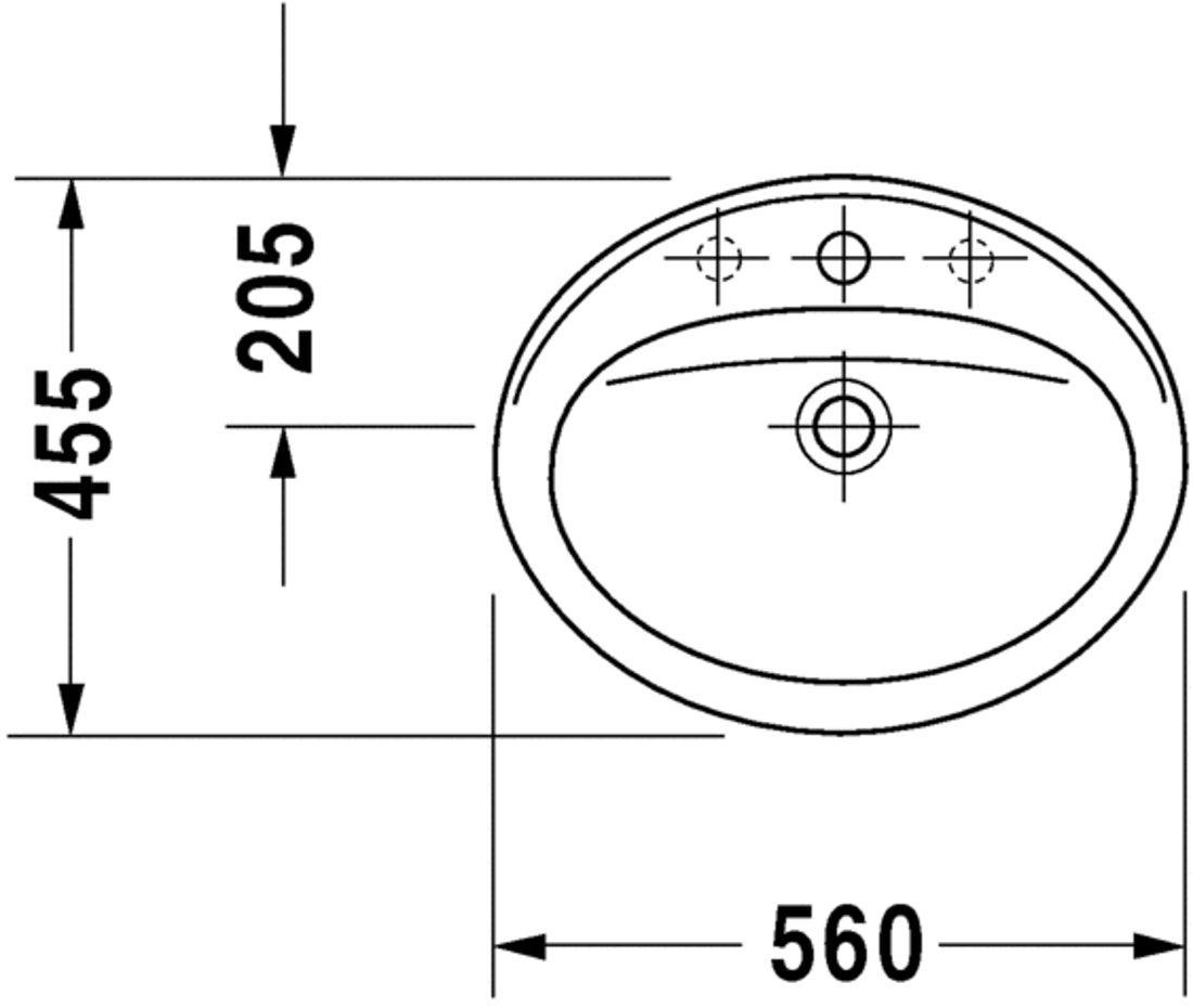 Slika od Duraplus Vanity basin 56