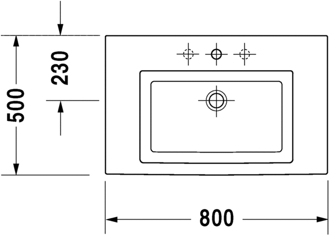 Slika od 2nd floor Washbasin, furniture washbasin 80