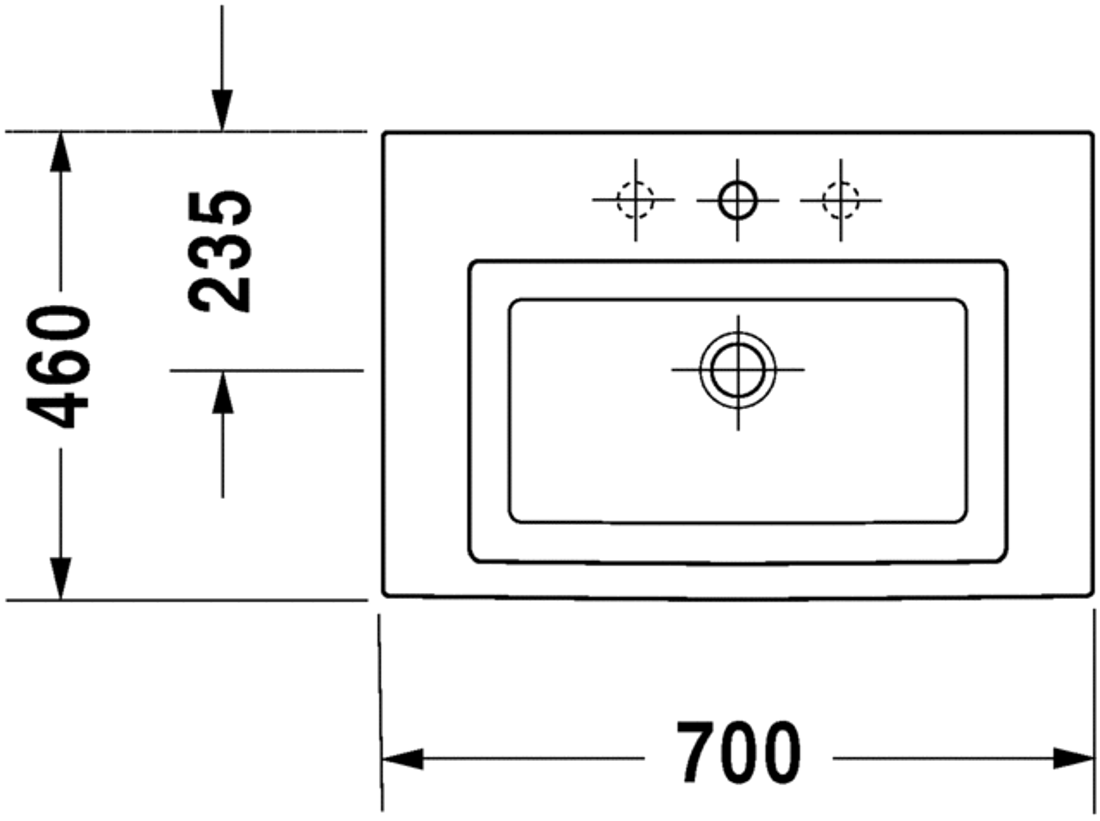 Slika od 2nd floor Washbasin 70