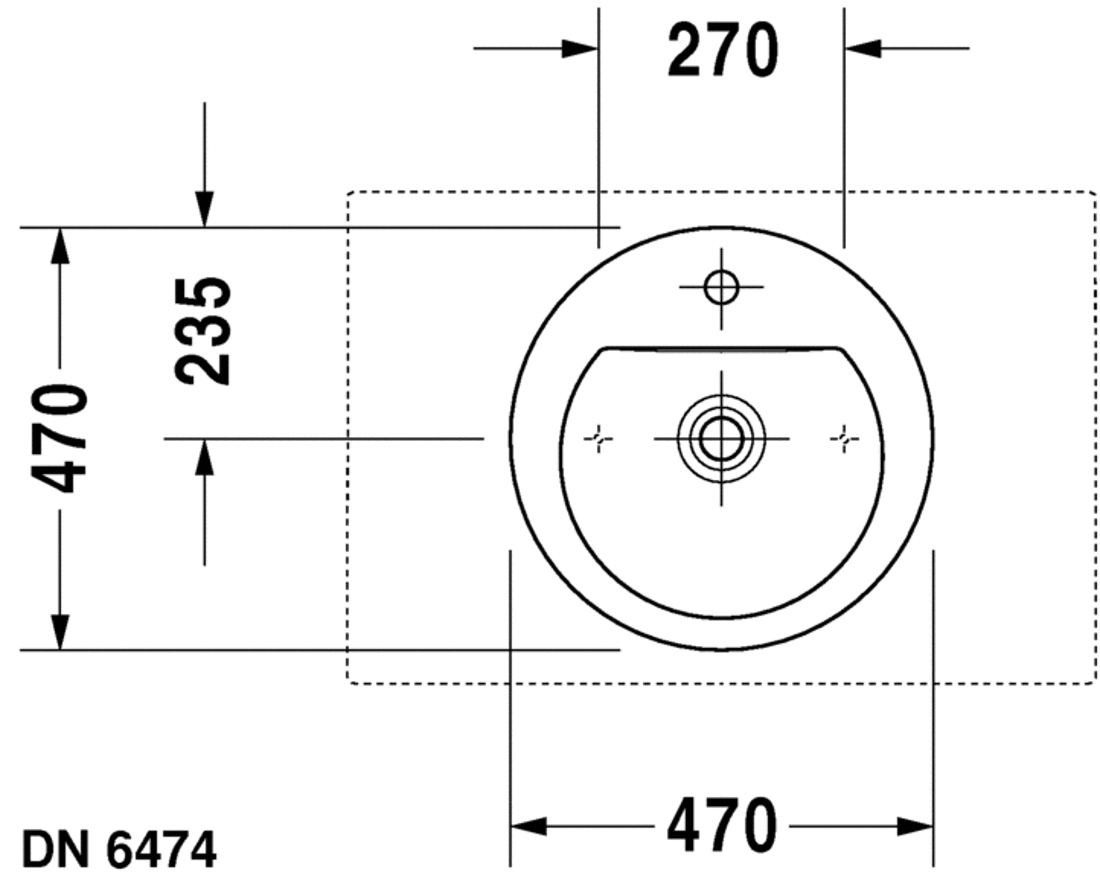 Slika od Darling New Above counter basin 47