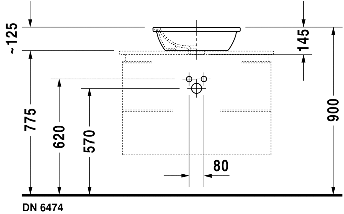 Slika od Darling New Above counter basin 47