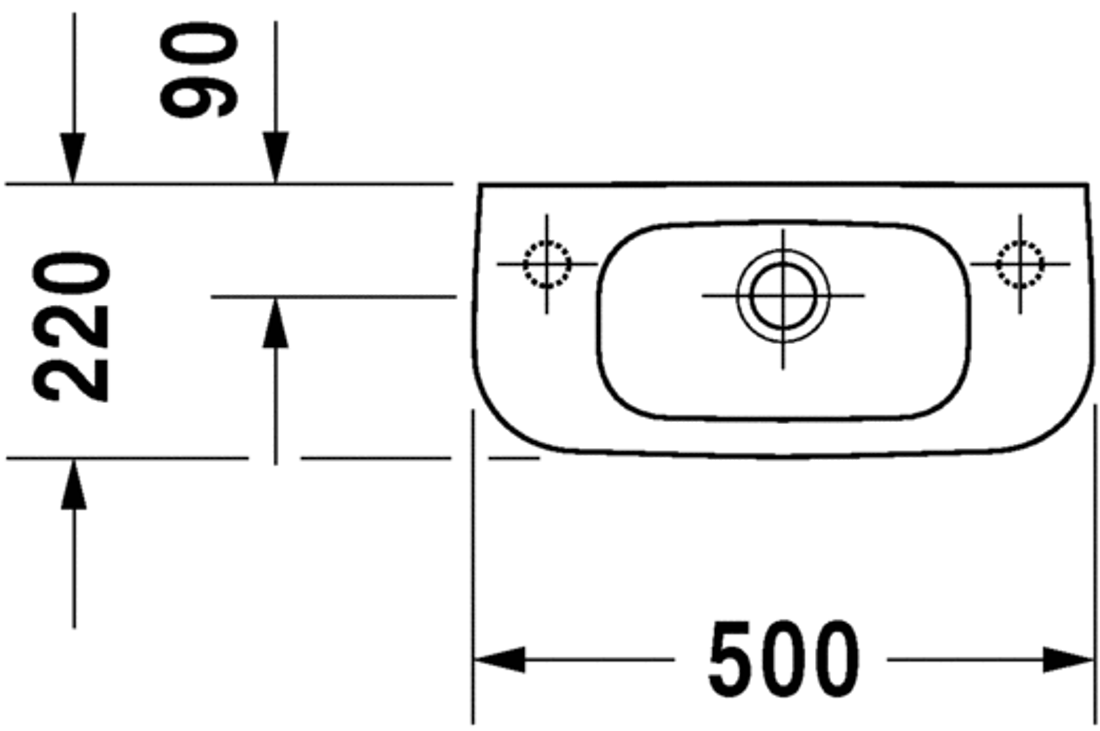 Slika od D-Code Handrinse basin 50
