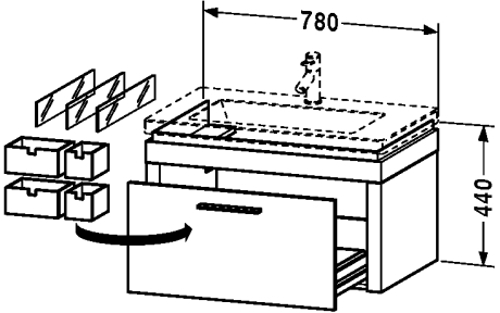 Slika od 2nd floor Vanity unit wall-mounted