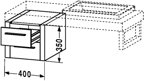 Slika od 2nd floor Low cabinet for console
