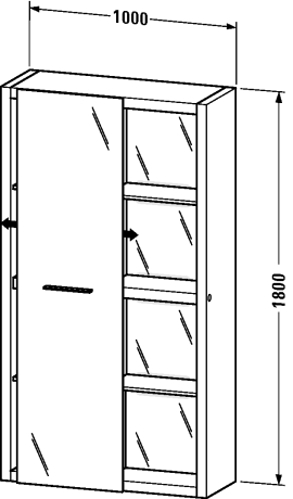 Slika od 2nd floor Tall cabinet including lighting