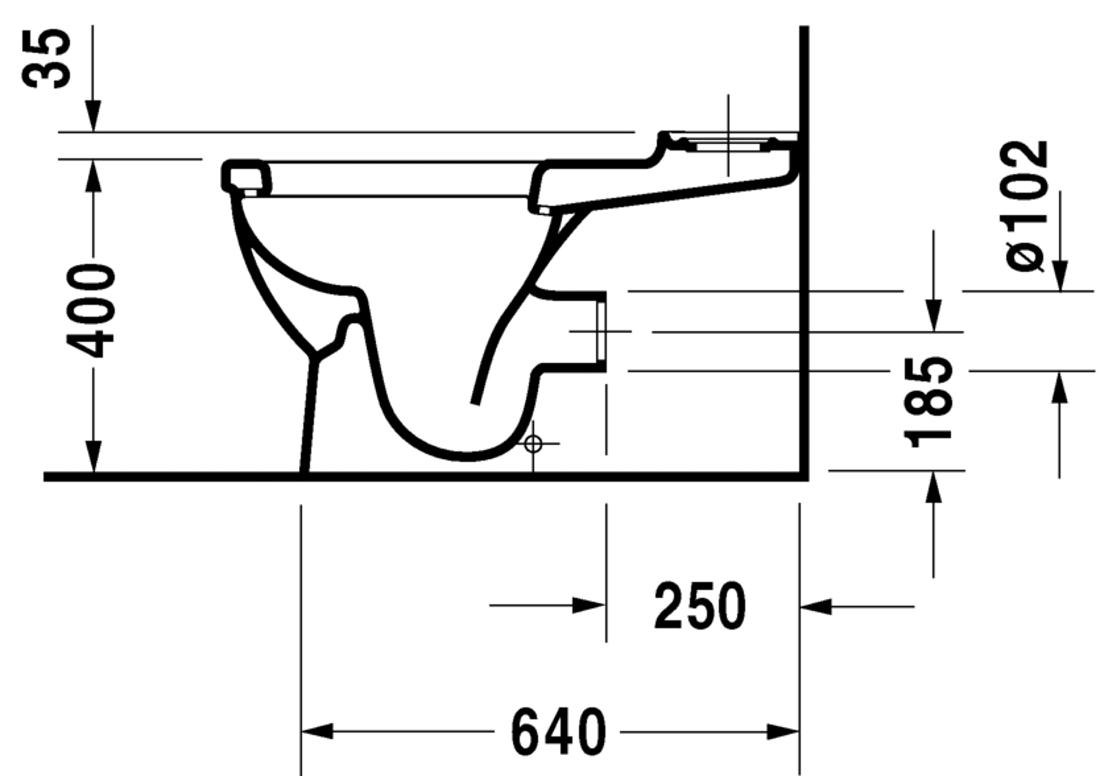 Slika od Starck 3 Toilet close-coupled Big Toilet
