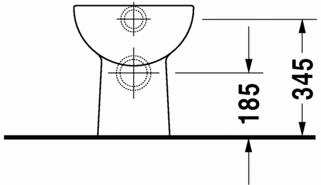 Slika od D-Code Toilet floor standing
