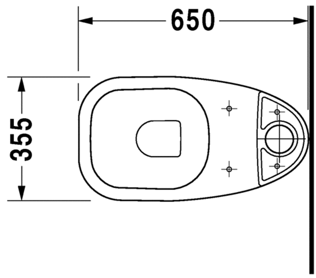 Slika od D-Code Toilet close-coupled