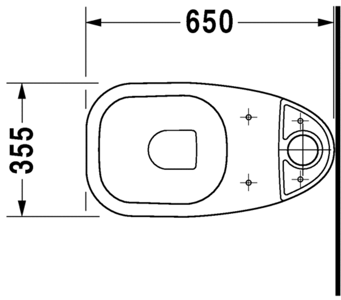 Slika od D-Code Toilet close-coupled
