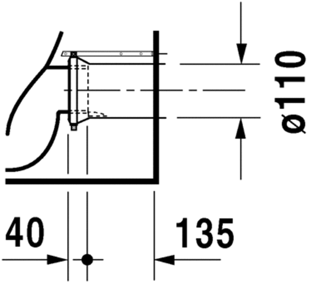 Slika od D-Code Toilet floor standing