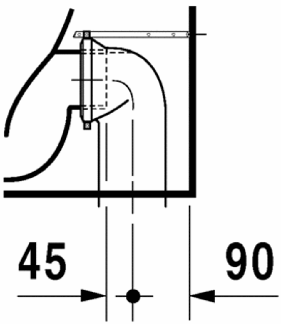 Slika od D-Code Toilet floor standing