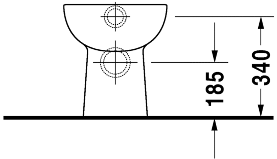 Slika od D-Code Toilet floor standing