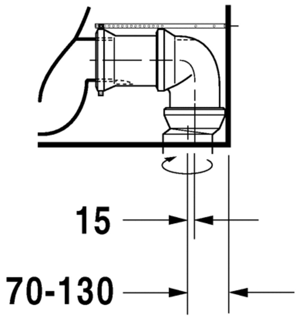 Slika od D-Code Toilet close-coupled