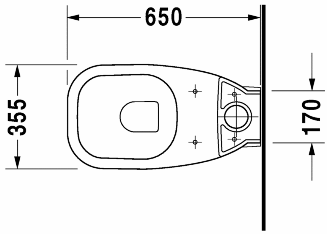 Slika od D-Code Toilet close-coupled