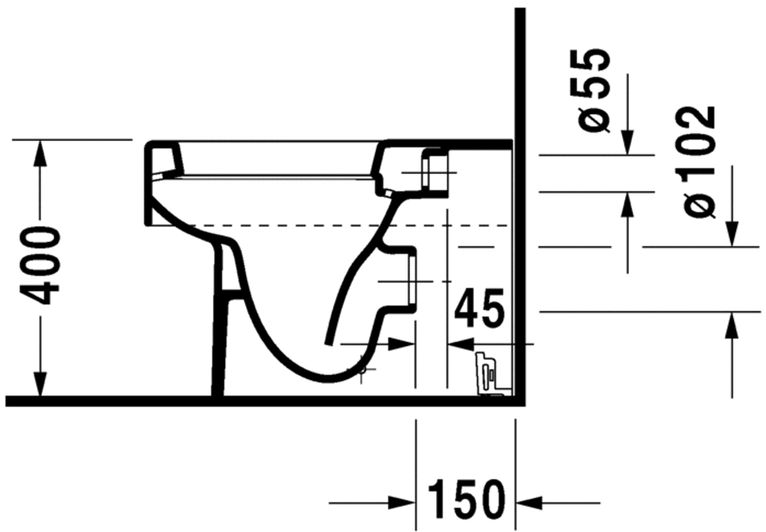 Slika od Vero Toilet floor standing