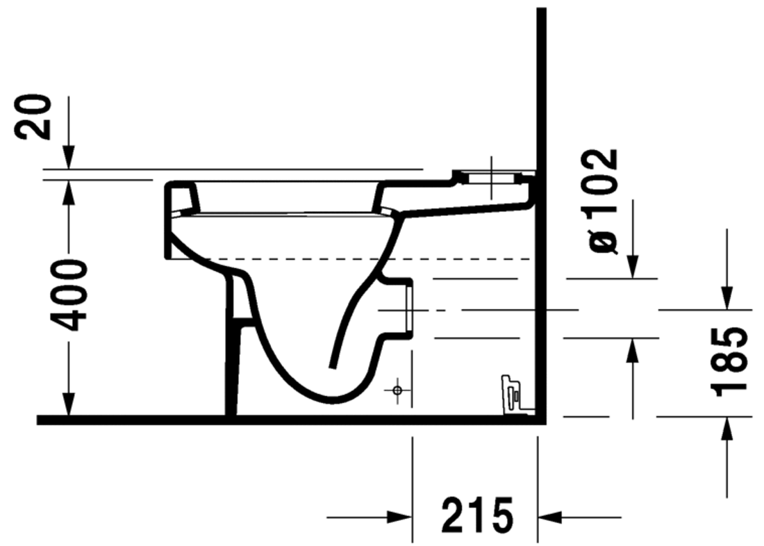 Slika od Vero Toilet close-coupled