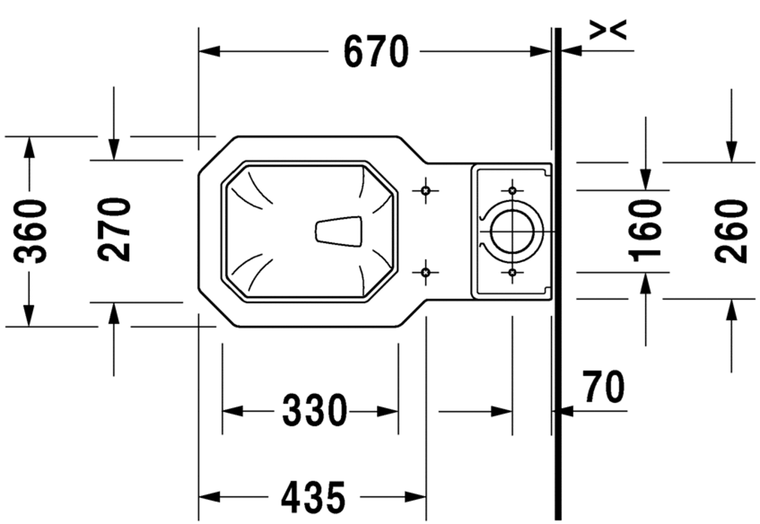 Slika od 1930 Series Two-piece toilet