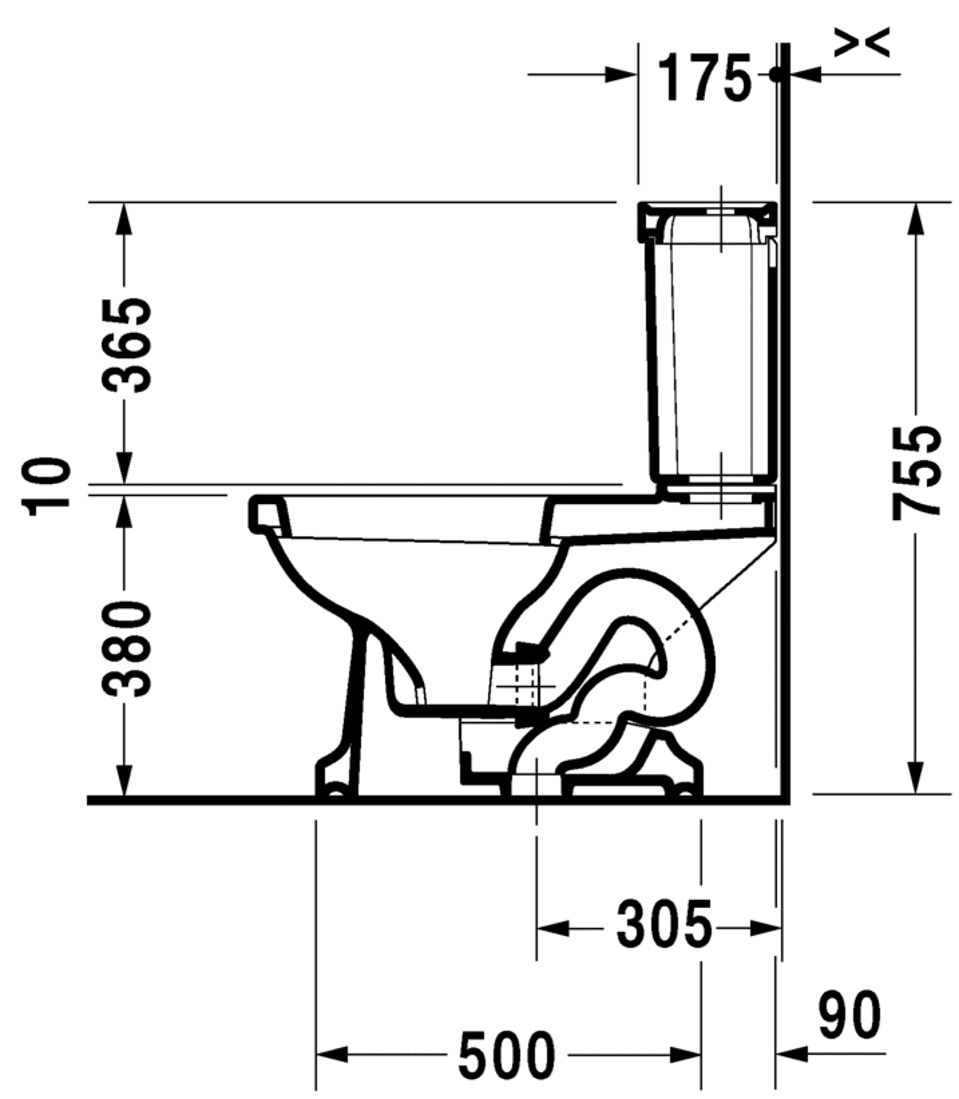 Slika od 1930 Series Two-piece toilet