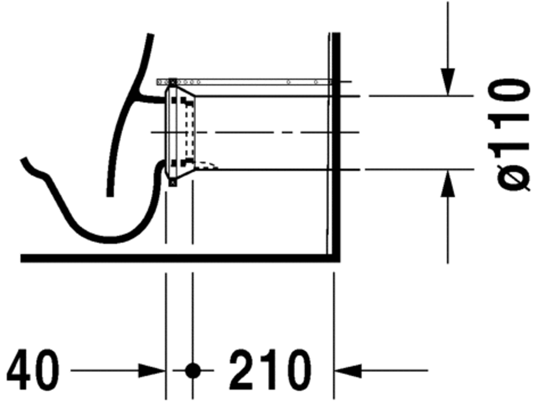 Slika od D-Code Toilet close-coupled