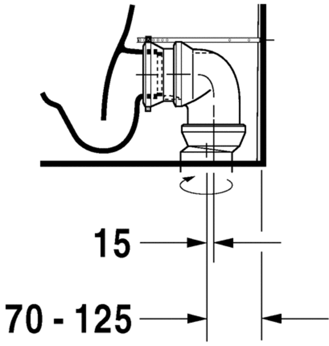 Slika od D-Code Toilet close-coupled