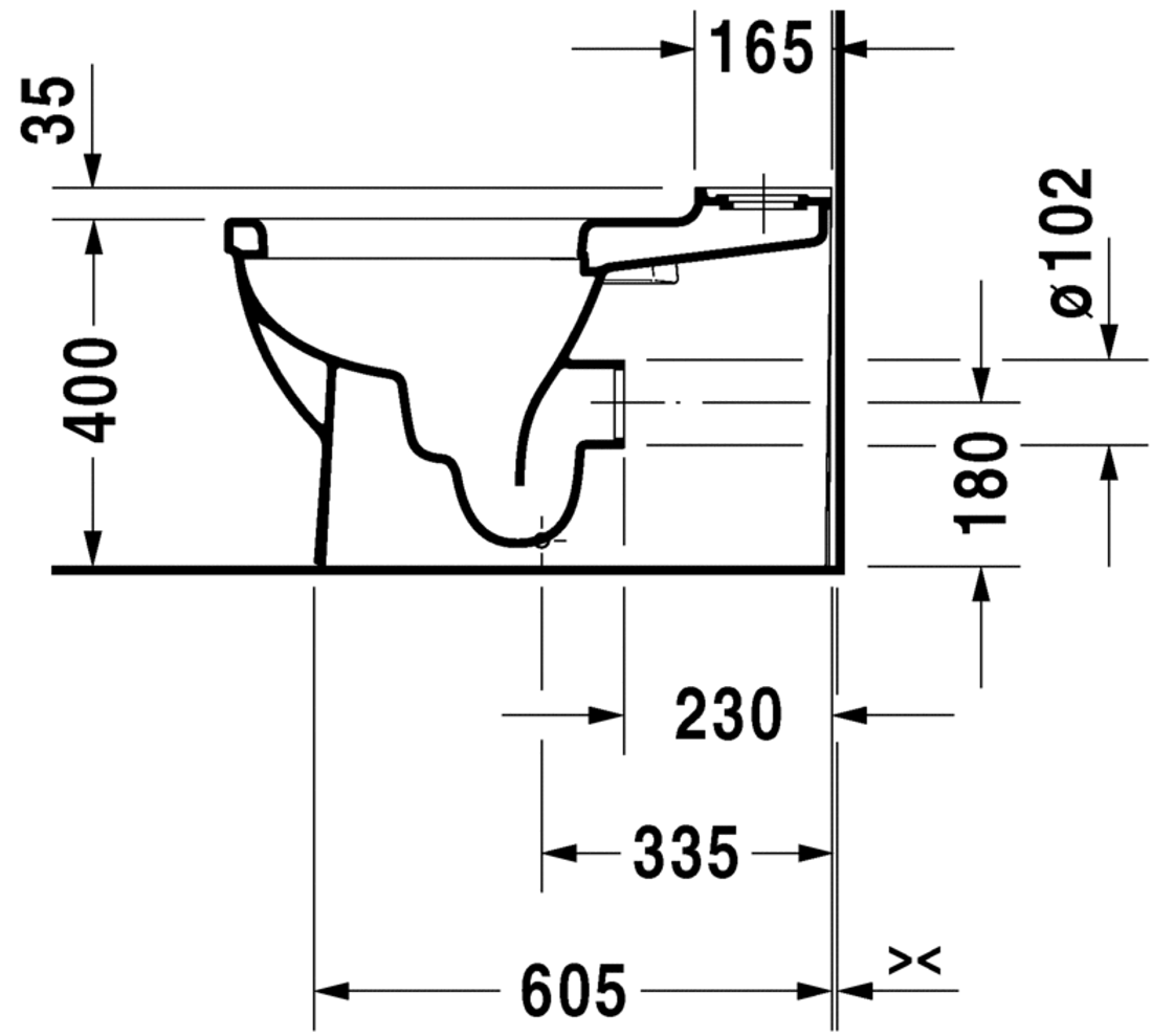 Slika od Starck 3 Toilet close-coupled