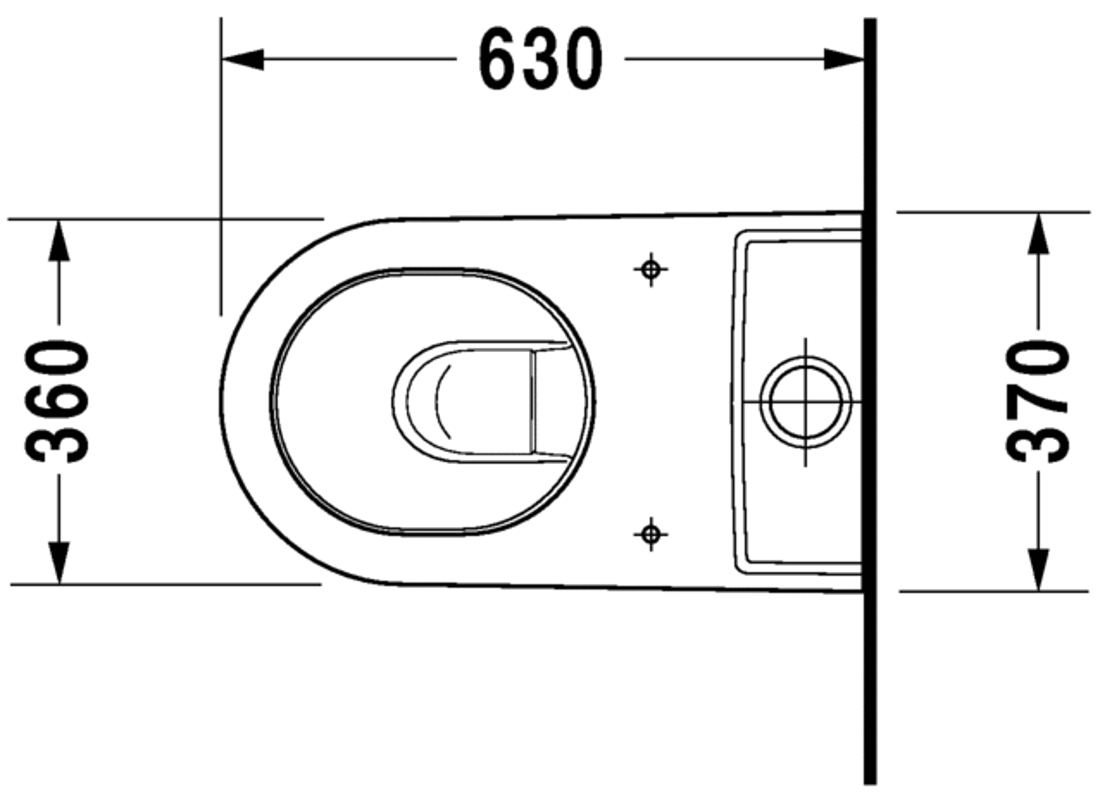 Slika od Starck 2 Toilet close-coupled