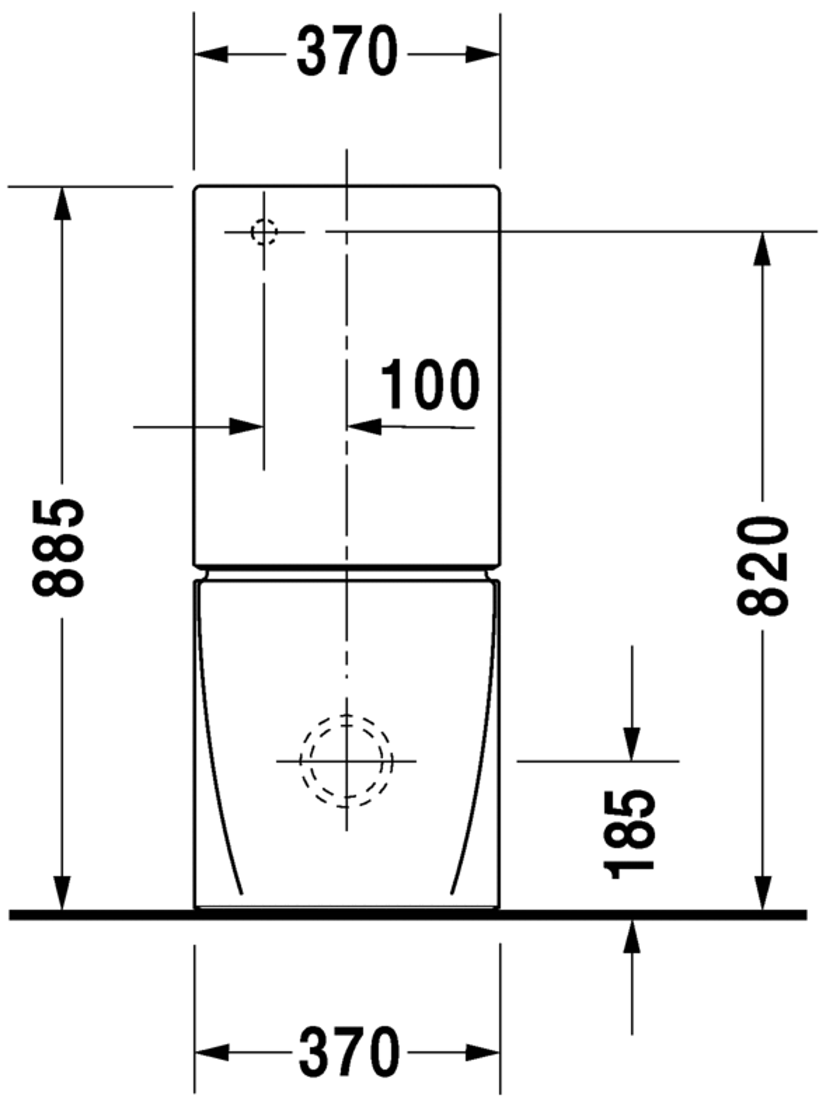 Slika od Starck 2 Toilet close-coupled