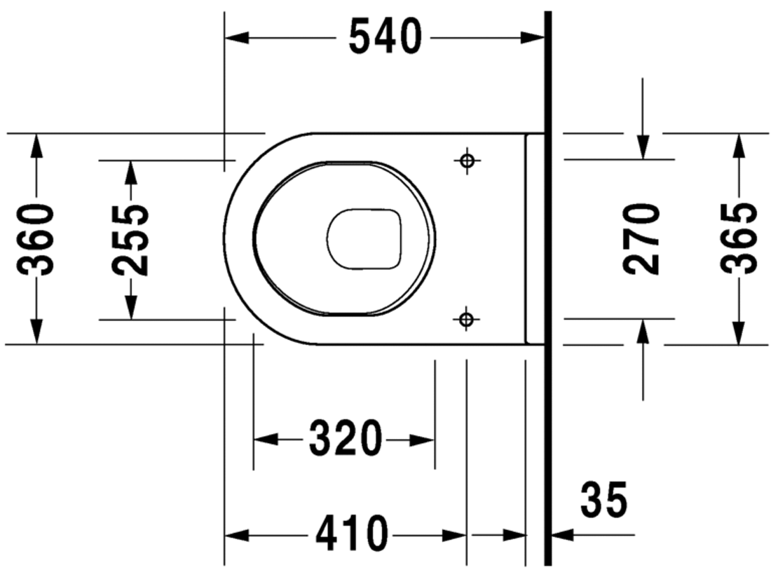 Slika od Starck 3 Toilet wall mounted
