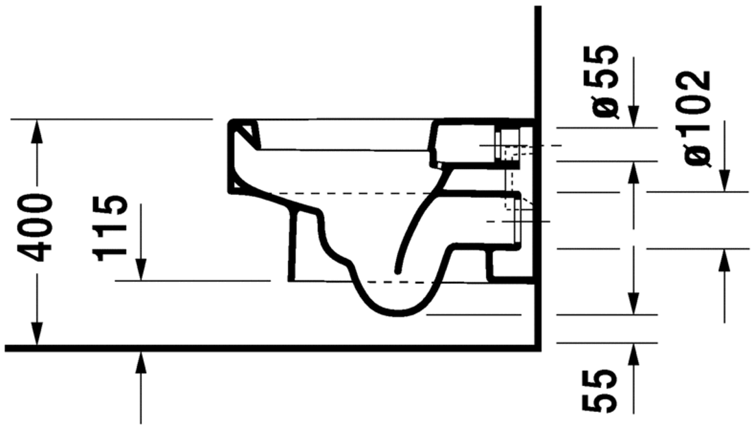 Slika od Vero Toilet wall mounted