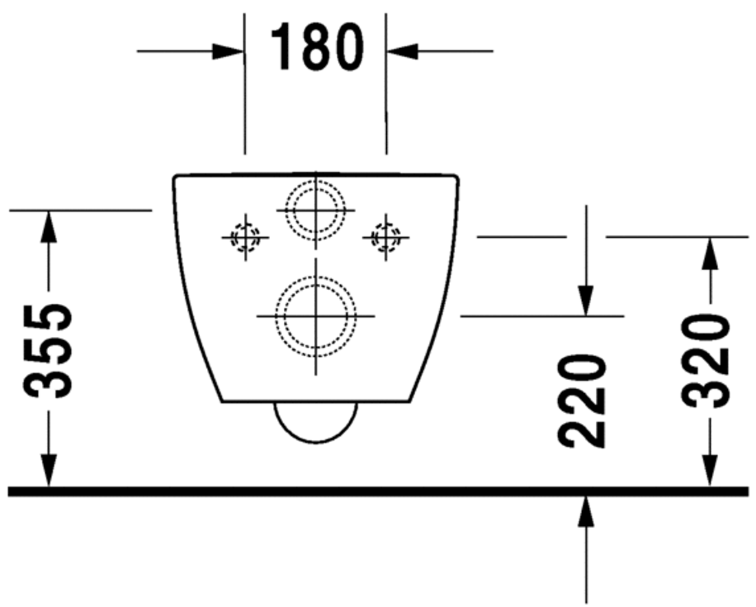 Slika od Happy D.2 Toilet wall mounted
