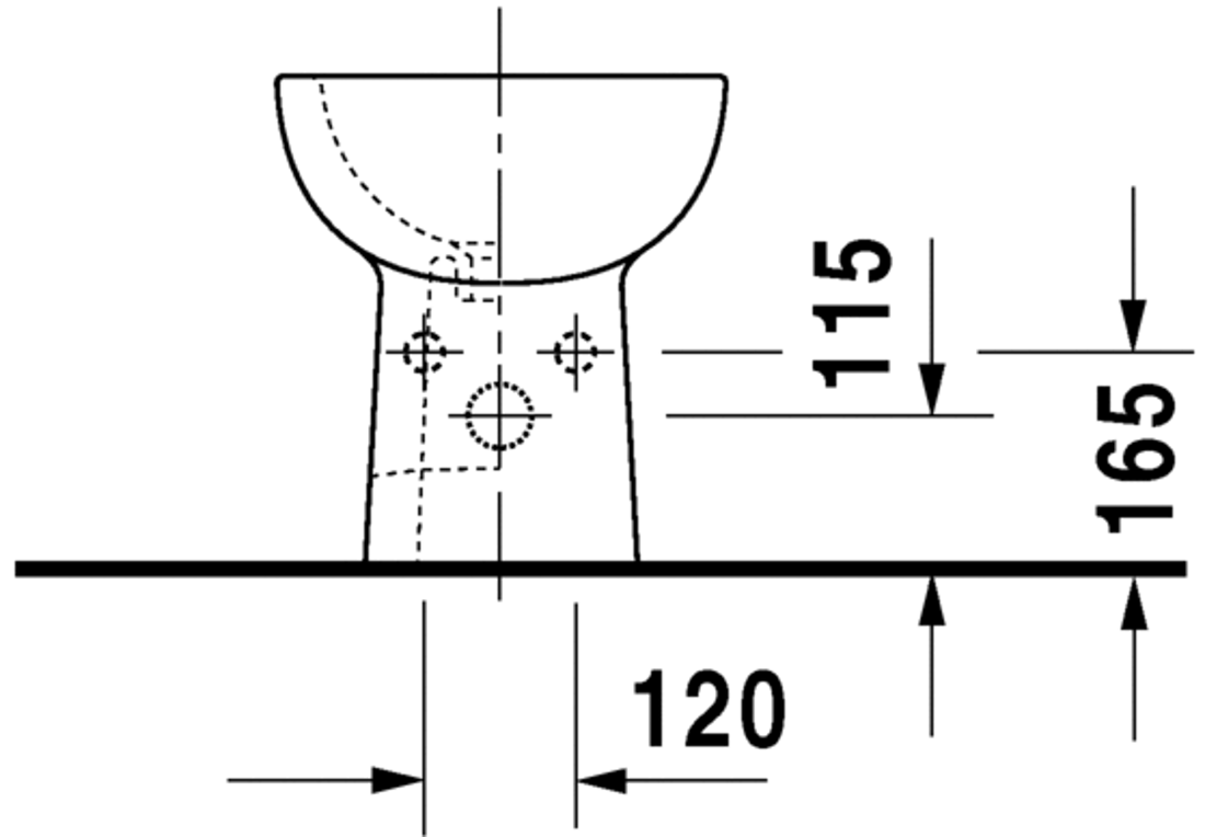 Slika od D-Code Bidet floor standing