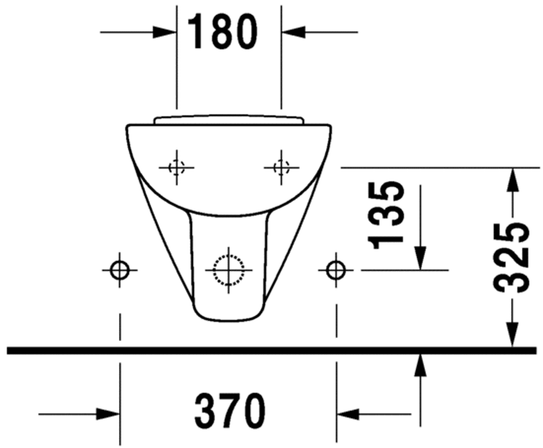 Slika od D-Code Bidet wall mounted Compact
