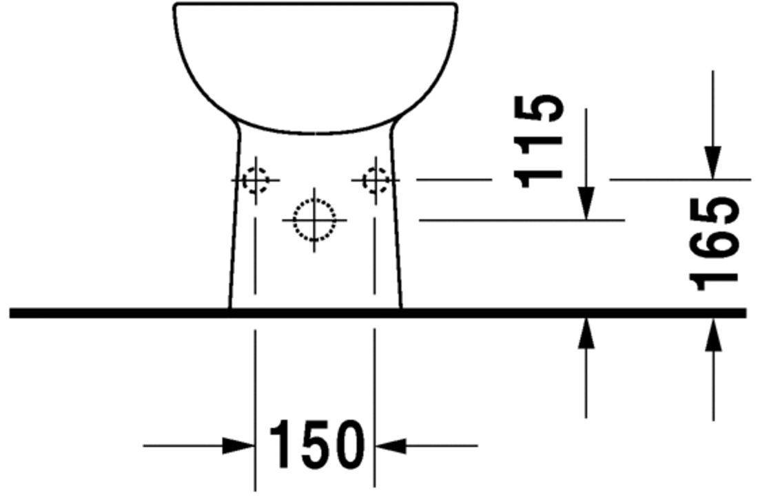 Slika od D-Code Bidet floor standing