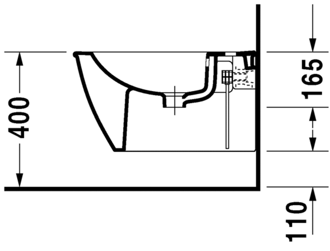 Slika od Darling New Bidet wall mounted