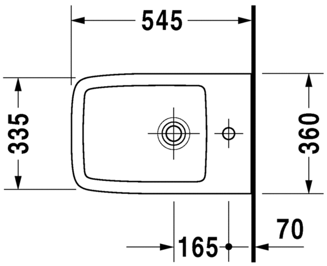 Slika od PuraVida Bidet wall mounted