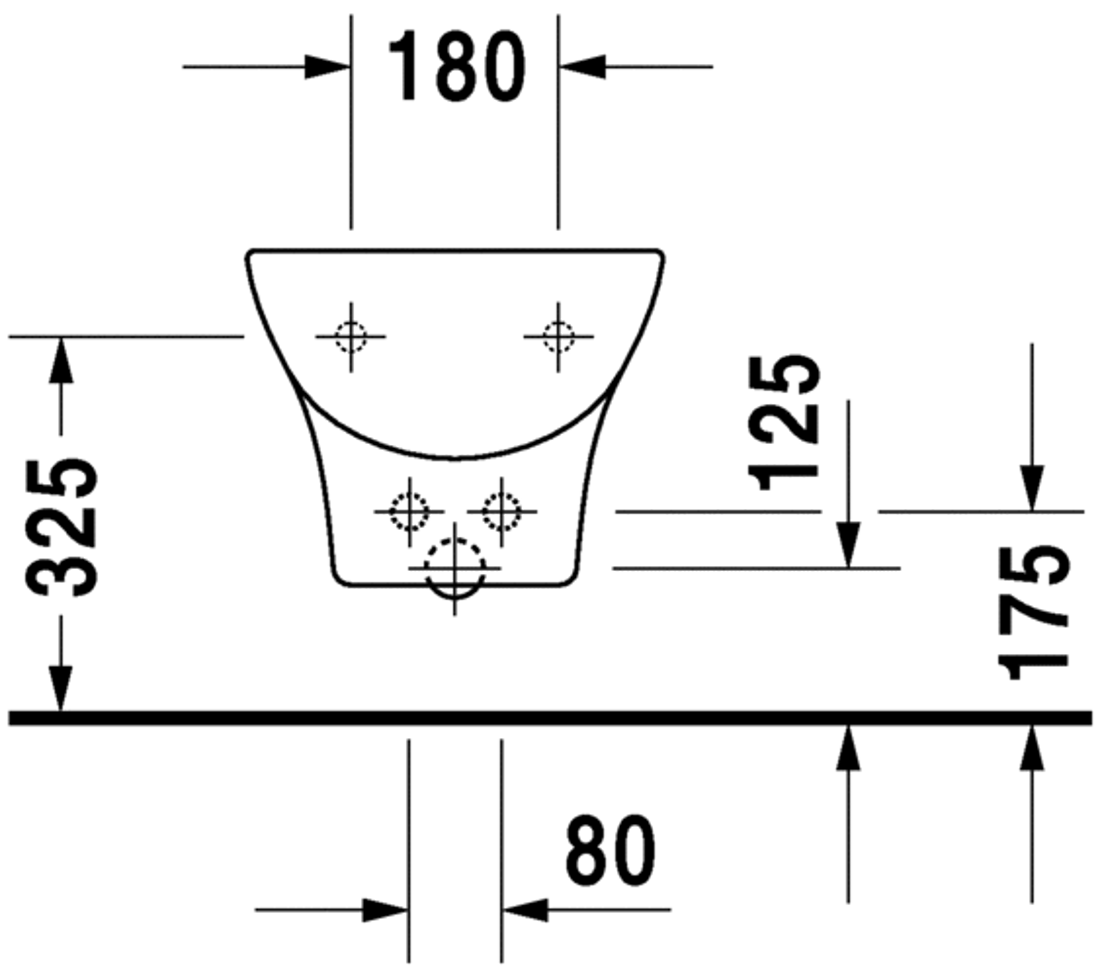 Slika od PuraVida Bidet wall mounted