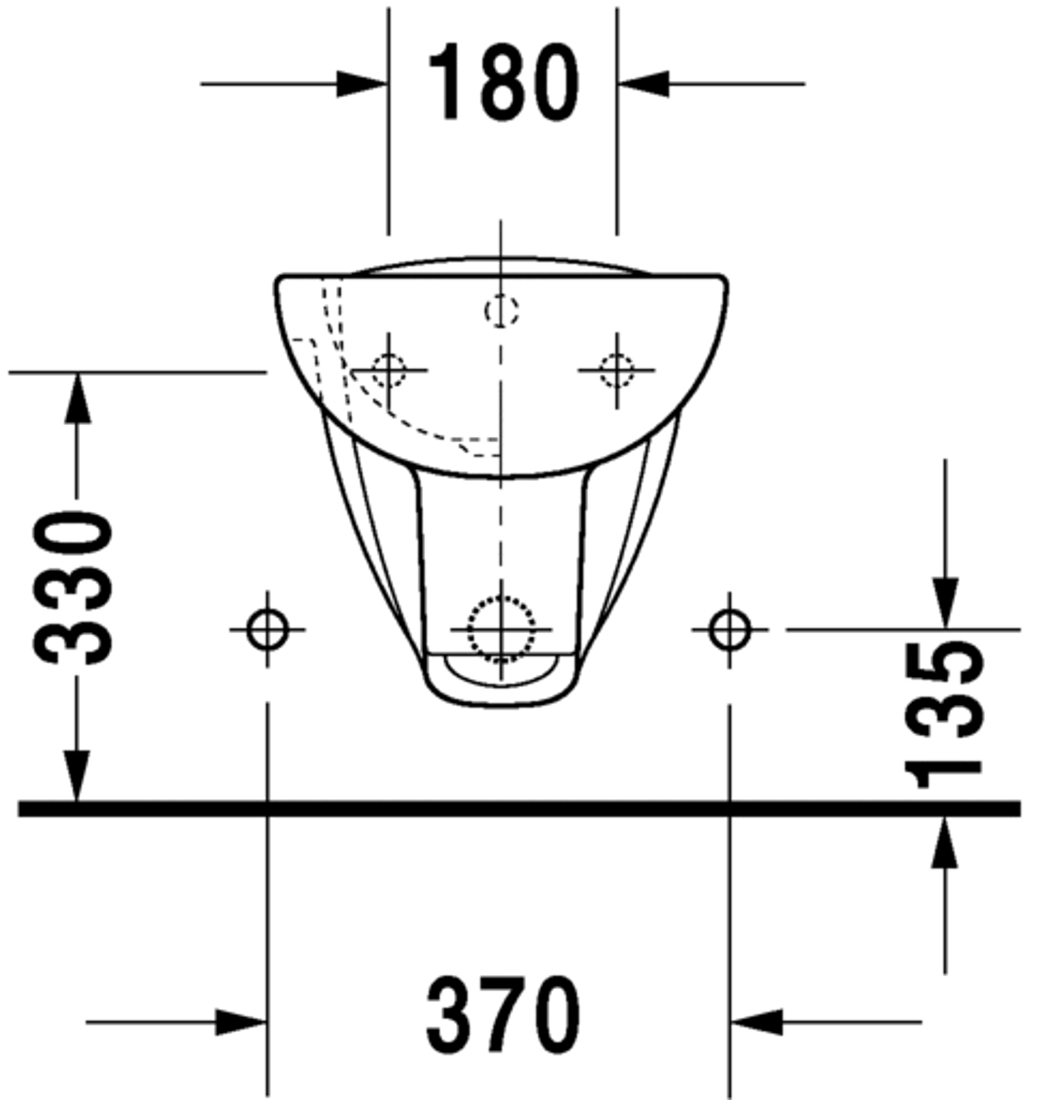 Slika od D-Code Bidet wall mounted