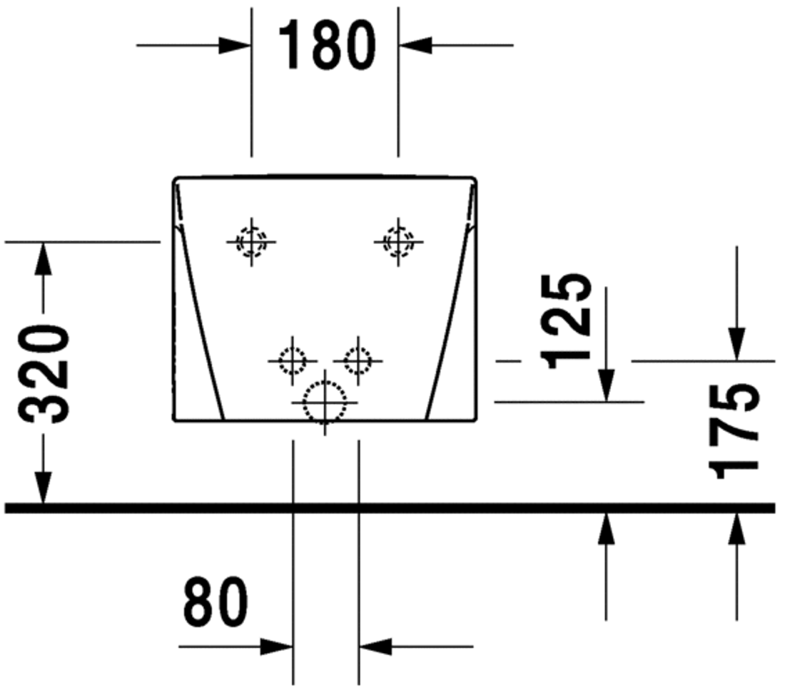 Slika od Starck 2 Bidet wall mounted