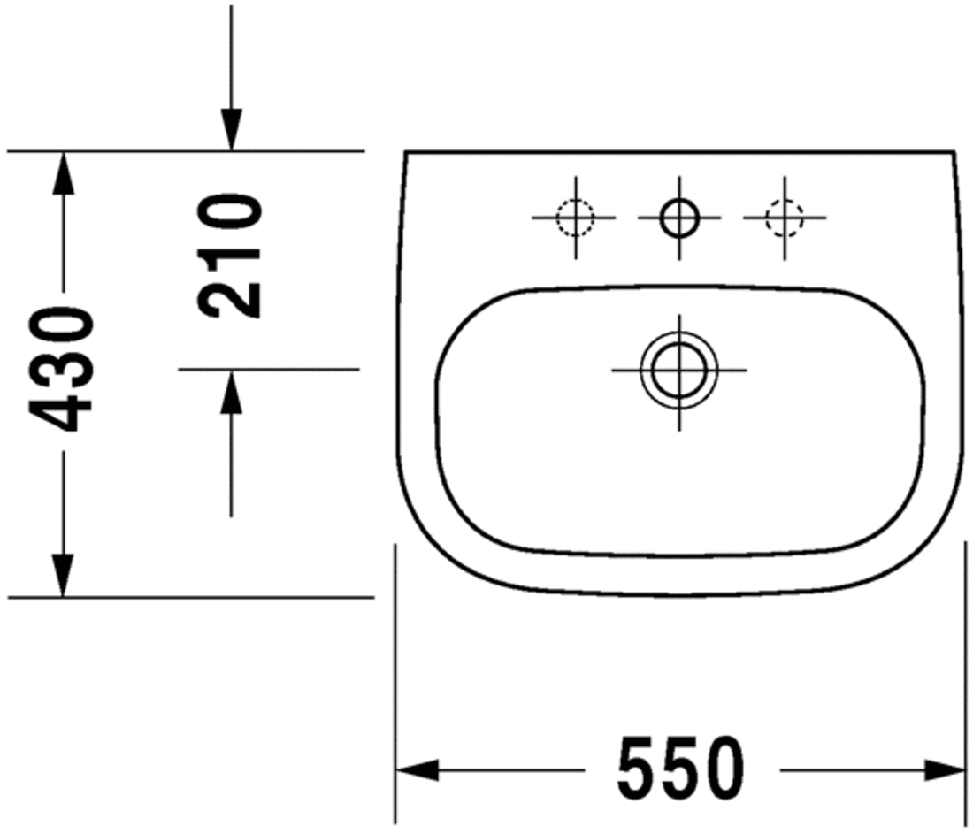 Slika od D-Code Washbasin 55