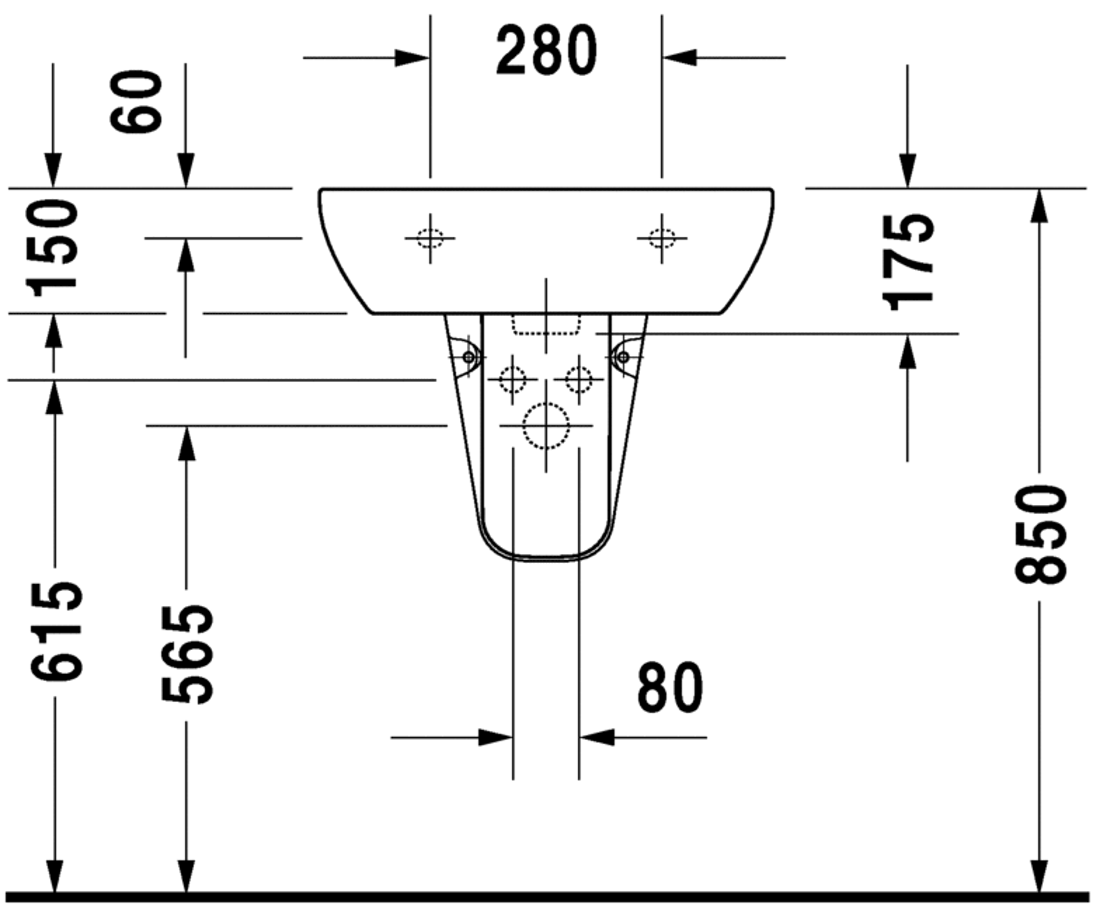 Slika od D-Code Washbasin 55