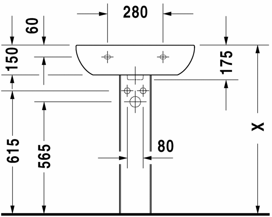 Slika od D-Code Washbasin 60