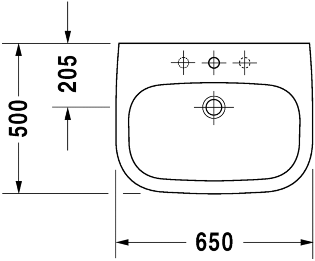 Slika od D-Code Washbasin 65