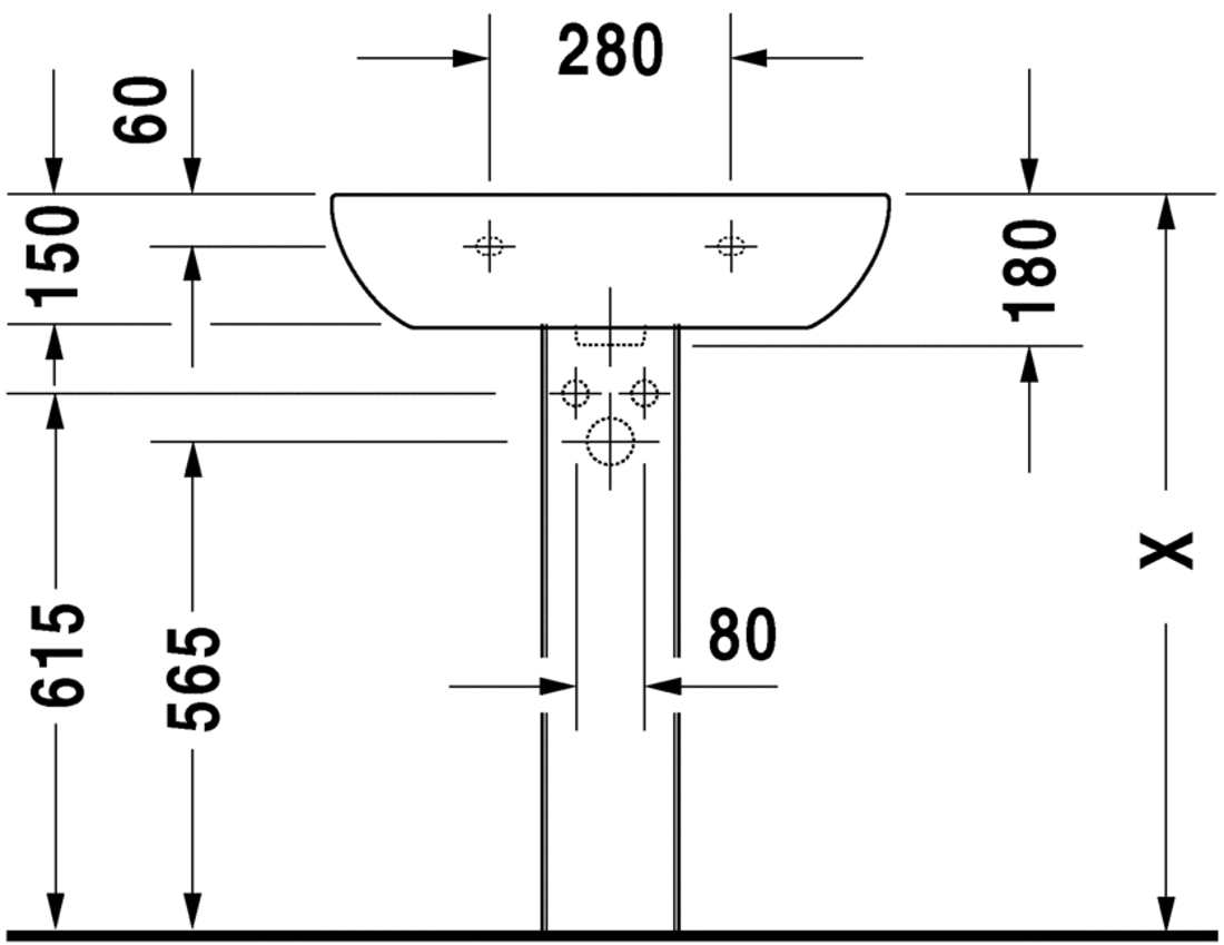 Slika od D-Code Washbasin 65