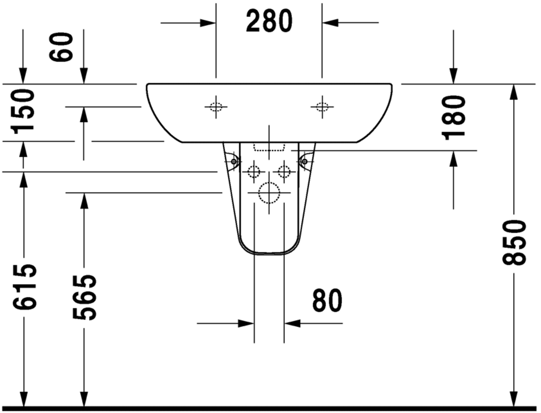 Slika od D-Code Washbasin 65