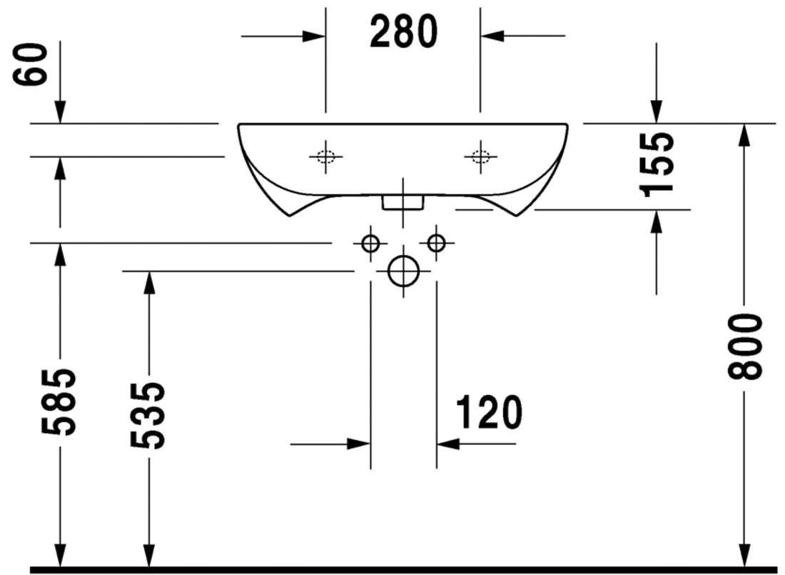 Slika od D-Code Washbasin 60