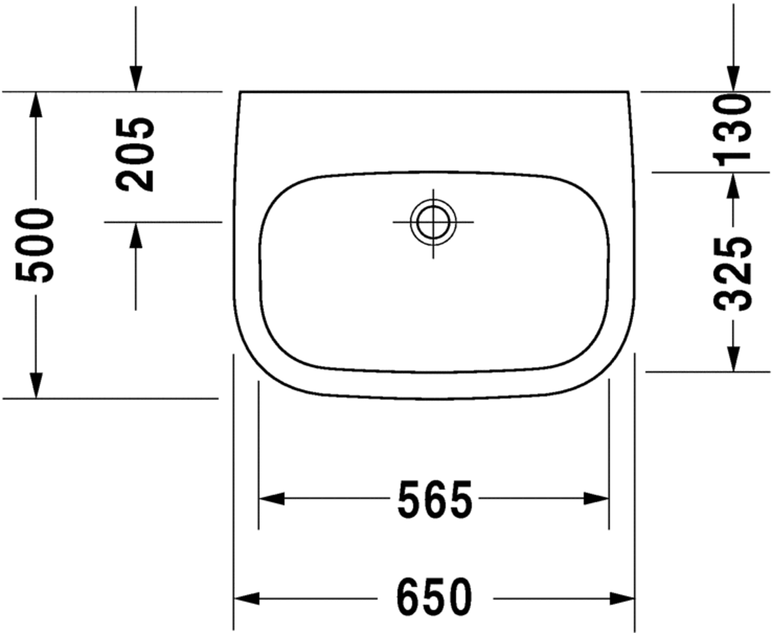 Slika od D-Code Washbasin Med 65