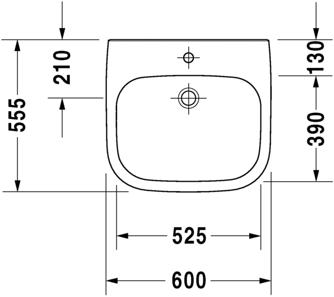 Slika od D-Code Washbasin Med 60